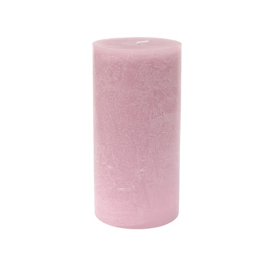 Basic Elements&#x2122; 3&#x22; x 6&#x22; Sage &#x26; Orchid Scented Mauve Distressed Pillar Candle by Ashland&#xAE;